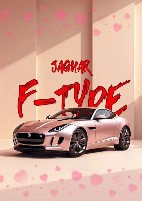Poster - Jaguar F-Type Uusi Kokoelma