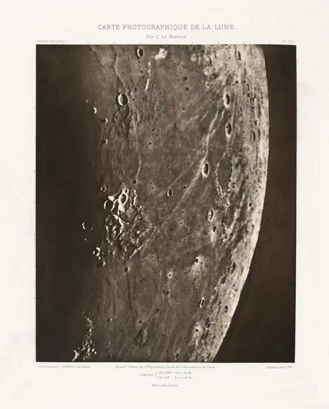 Löytö Poster - Moon Carte Photographique