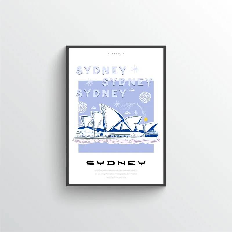 Sydney Opera House Juliste Tehdashinta