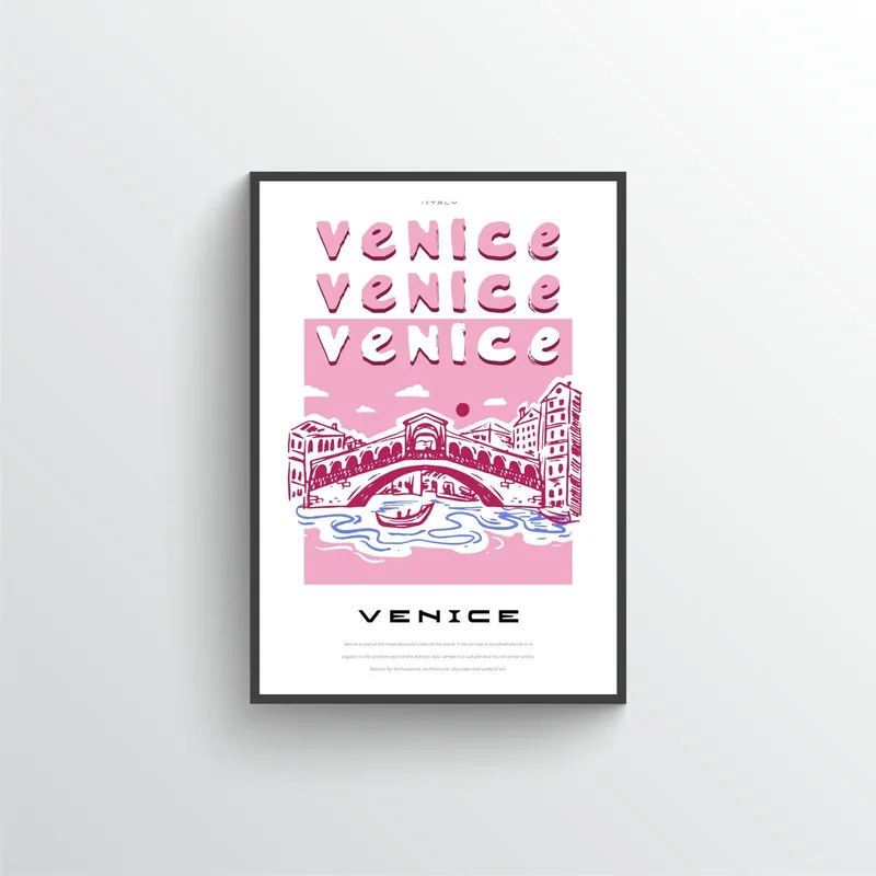 Venetsia Juliste - Yksittäinen Aito