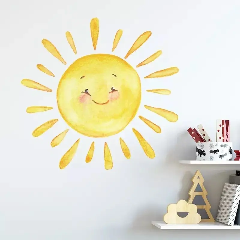 Ajankohtainen Seinätarra - Sarjakuva aurinko