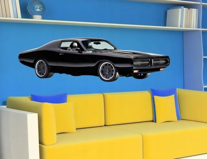 Seinätarra - Dodge Charger Alkuperäinen