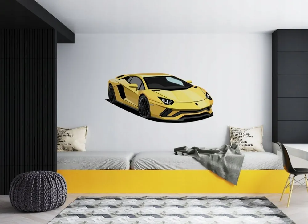 Seinätarra - Lamborghini / 02 Rajoitettu Tarjous