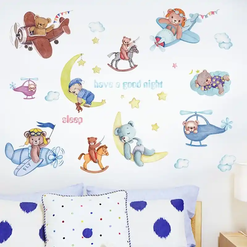 Merkkituote Seinätarra - Nallekarhuseikkailut