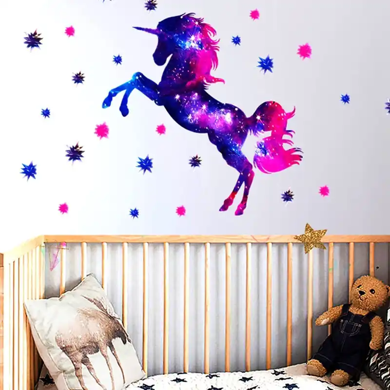 Osta Nyt Seinätarra - Tähtikirkas Yksisarvinen
