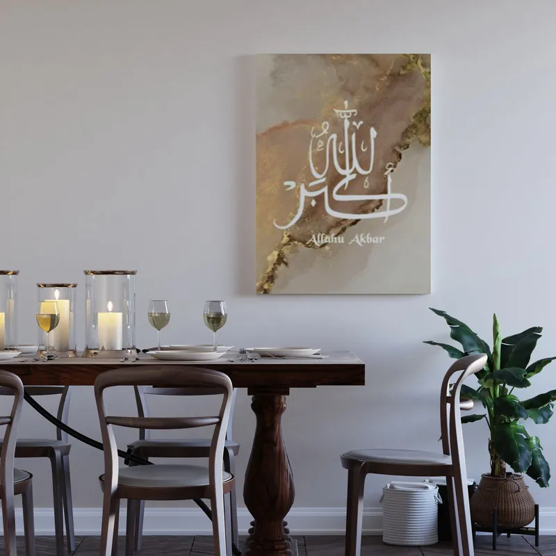 Islamilainen Kalligrafia Kangas Pikatoimitus