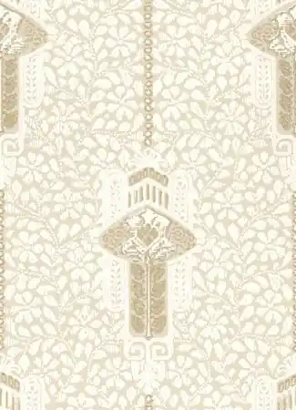 Flash-Tarjous Tapetti Wienerjugend, beige/ kulta