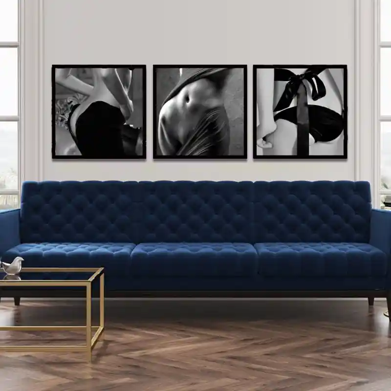 3 paneelia mustat afrikkalaiset julisteet ja tulosteet Wall Art Kuva afrikkalainen kanvasmaalaus Kuuma Tarjous
