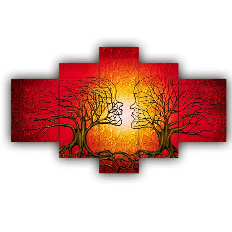 Tukkukauppa Wall Art Custom Design Abstrakti muotokuva Tyyppi Valokuva Kuva tulostaa alkuperäisiä tuotteita Kangasmaalaus Loppuunmyynti