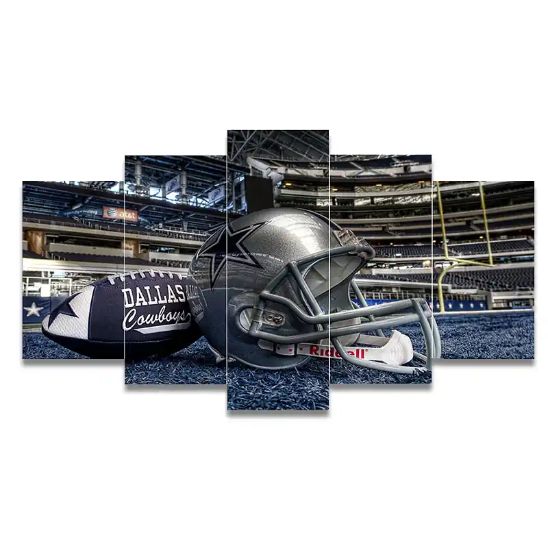 Bestseller Tukkukuva räätälöity tulostusseinä Dallas Cowboys urheilutaide painettu kangasmaalaussetti asumiseen