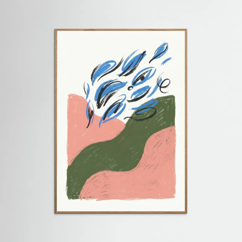 Osta Nyt Abstract Botanical Burst