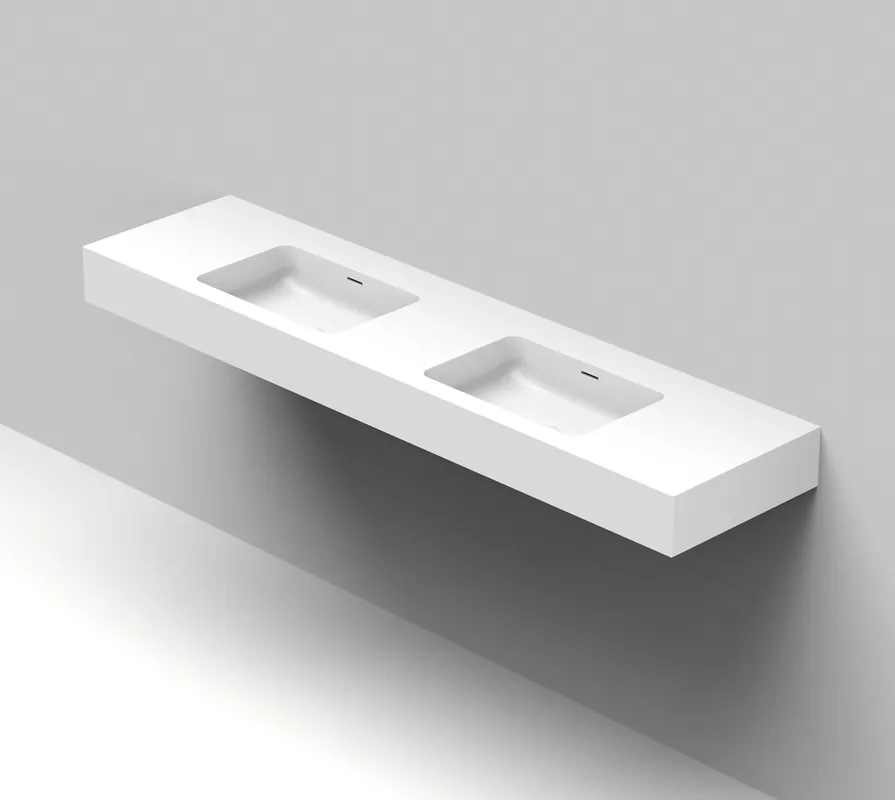 Balteco Standard mittatilausallastaso 160-200X50X15 cm mattavalkoinen Xonyx erillinen ylivuoto kaksoisallas etu- ja sivureunoilla Edullinen Hinta