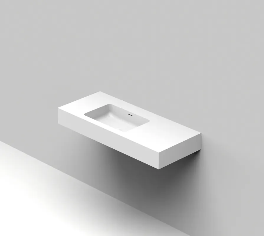 Balteco Standard mittatilausallastaso 100,1-120X50X15 cm mattavalkoinen Xonyx erillinen ylivuoto kulho vasemmalla etu- ja oikealla reunalla Osta Nyt