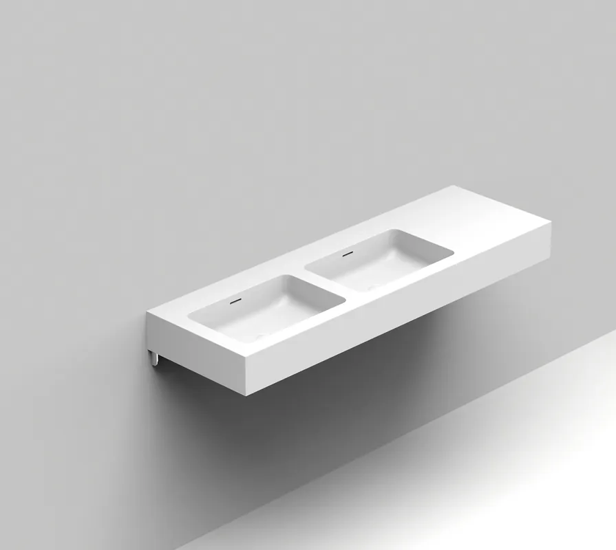 Balteco Standard mittatilausallastaso 120-160X50X15 cm mattavalkoinen Xonyx erillinen ylivuoto kulho vasemmalla kaksoisallas etu- ja vasemmalla reunalla Päivän Tarjous