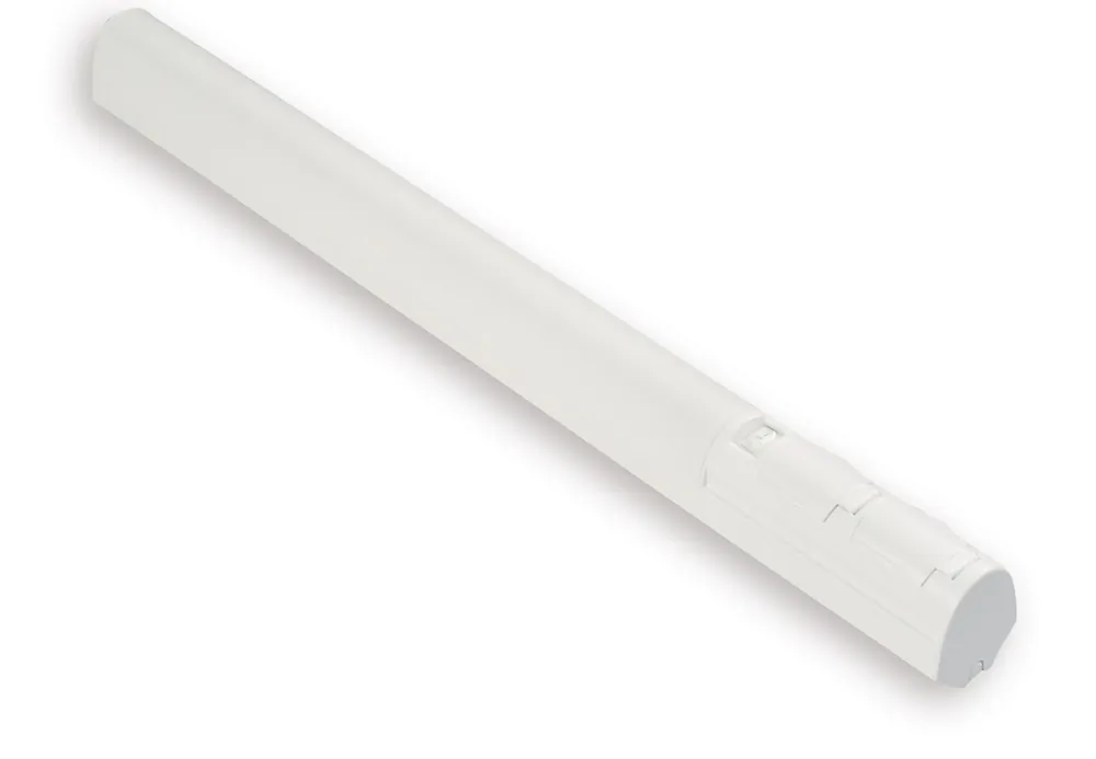 LED-kylpyhuonevalaisin Ensto Alisa AL14218LED/DW 9W/8DW 814 mm IP44 2-osainen pistorasia + kytkin valkoinen Uusi Malli