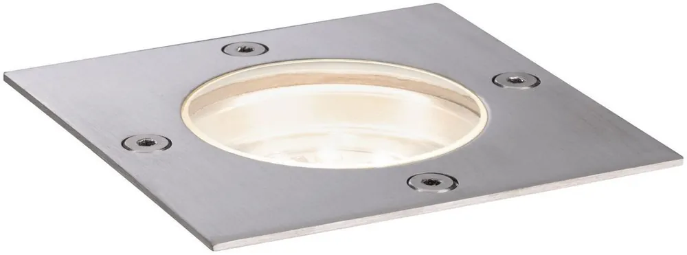 LED-terassivalaisin Paulmann Plug & Shine Floor, IP65, 3000K, 3.6W, ruostumaton teräs Ilmainen Palautus