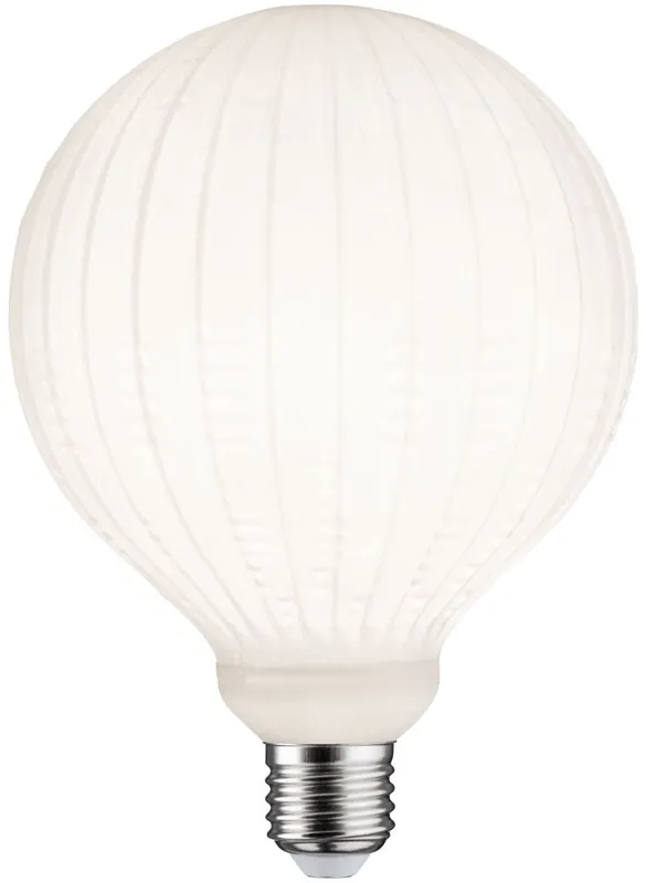 LED-filamenttilamppu Paulmann Lampion Globe, G125, E27, 400lm, 4.3W, 3000K, himmennettävä, valkoinen kuvio Merkkituote