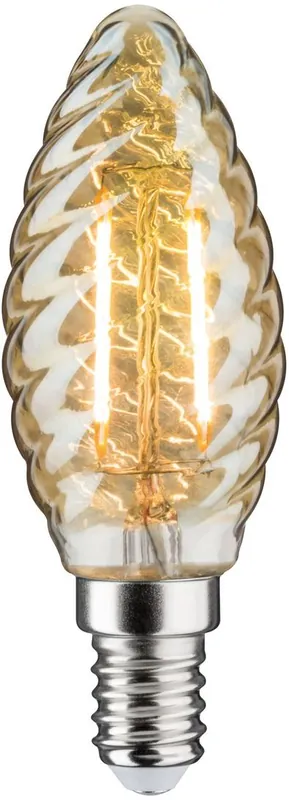 LED-kierrekynttilälamppu Paulmann Vintage Edition Candle, E14, 260lm, 2.6W, 2500K, kulta Alkuperäinen