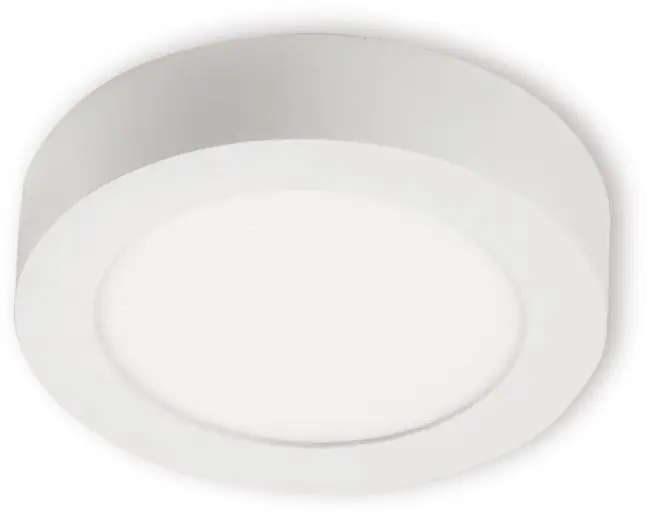 Uusi Kokoelma LED-paneeli Ensto Velox ALSD180PP Ø180x39mm IP20 11W 830/840 valkoinen
