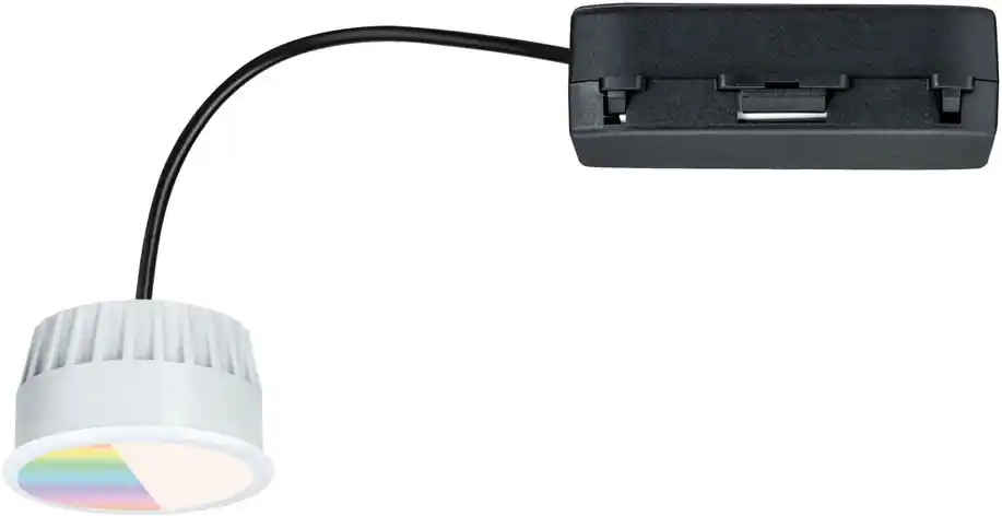 Upotettava LED-moduuli Paulmann Coin RGBW, 50mm, 6W, 500lm, 230V, himmennettävä, 2200-6500K, satiini Alennus