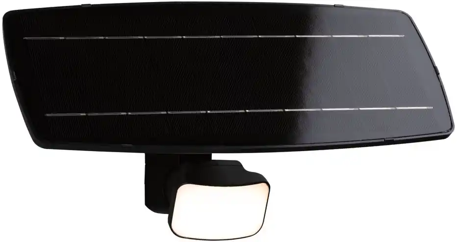 Pikatoimitus LED-valonheitin aurinkokennolla Paulmann Solar Flotas, hämäräohjattu liiketunnistin (HF), IP65, 3000K, 700lm, antrasiitti