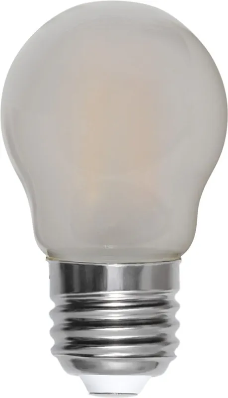 Tarjoushinta LED-lamppu Star Trading Frosted Filament 339-07, Ø45x78, E27, G45, 4.5W, 2700K, 470lm, 2kpl
