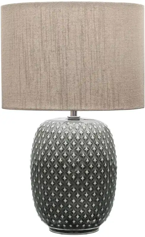 Turvallinen Maksu Pöytävalaisin Paulmann Pauleen Pretty Classy E27, harmaa/beige