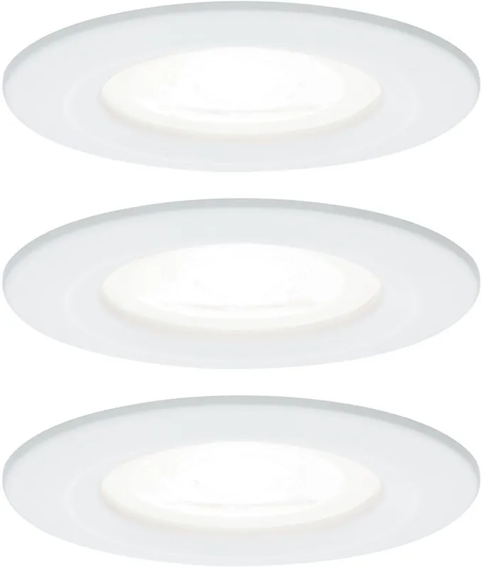 Upotettava LED-valaisin Paulmann Nova Rigid, 3kpl, IP44, Ø78mm, GU10, 6.5W, 4000K, eri värejä Suoraan Valmistajalta
