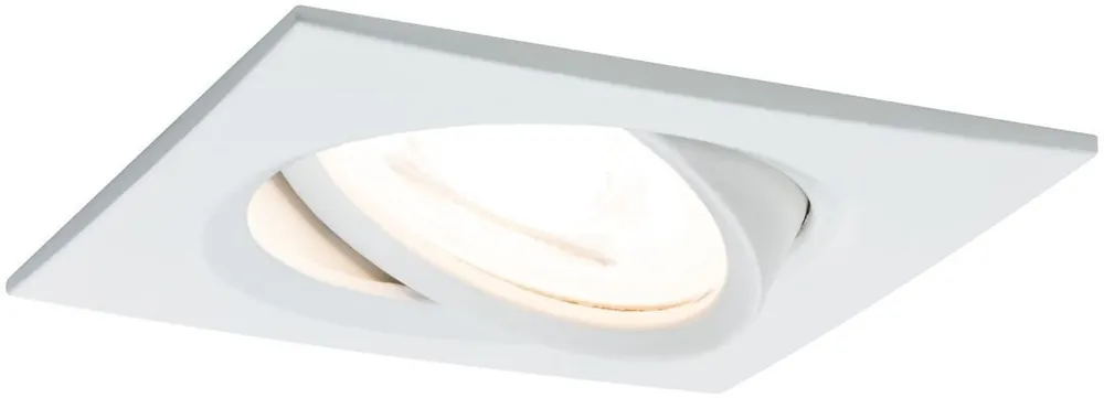 Upotettava LED-valaisin Paulmann Nova, 84x84mm, GU10, 6.5W, 460lm, 2700K, himmennettävä, eri värejä Nopea Toimitus