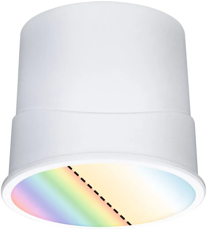 Bestseller Upotettava LED-moduuli Paulmann Base Coin, Smart Home Zigbee 3.0, Ø50mm, RGBW+, himmennettävä, satiini