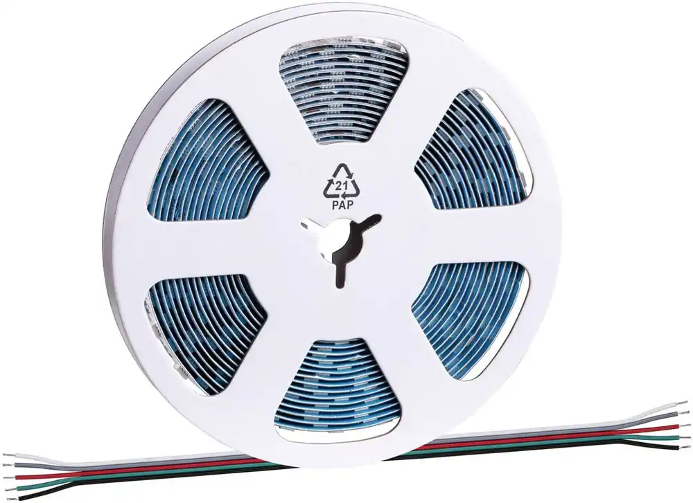 Ilmainen Palautus LED-valonauha Paulmann ProStrip Silver, P25, 830, 5m, 75W, 300lm/m, 60LEDs/m, RGBW