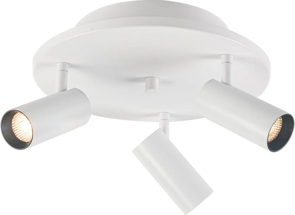Merkkituote LED-kattospotti Aneta Lighting Concord, 3-osainen, himmennettävä