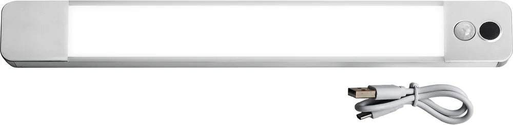 Ladattava valaisin Savo Moli sensorilla 300x40mm 2.5W 4000K magneettikiinnitys alumiini Erikoistarjous