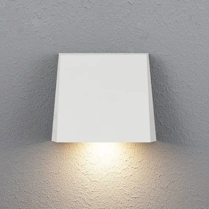 Sertifioitu LED-ulkoseinävalaisin Hide-a-lite Edge XL 3000K valkoinen