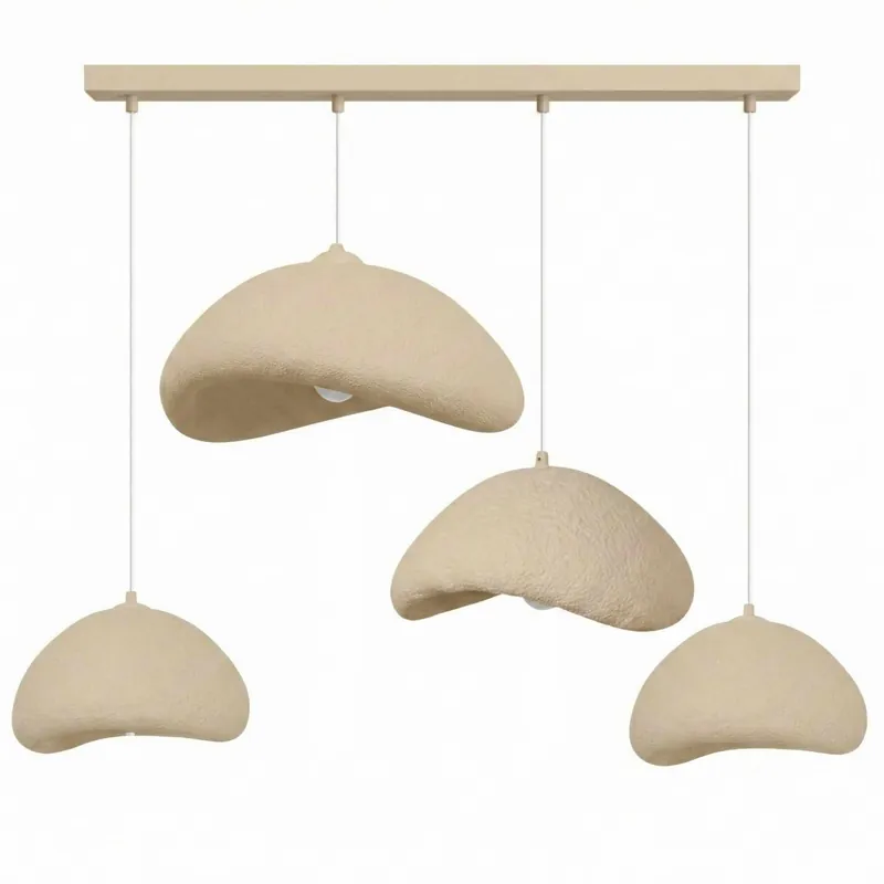 Riippuvalaisin Linento Lighting Luna Nua C 30, 4-osainen, luonnonvalkoinen Suosittu