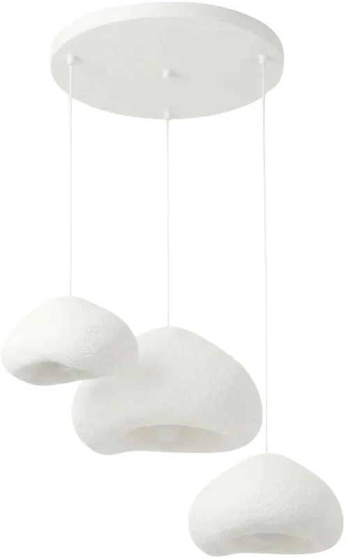 Osta Tänään Riippuvalaisin Linento Lighting Lora Set-T-Nua, 3-osainen, valkoinen