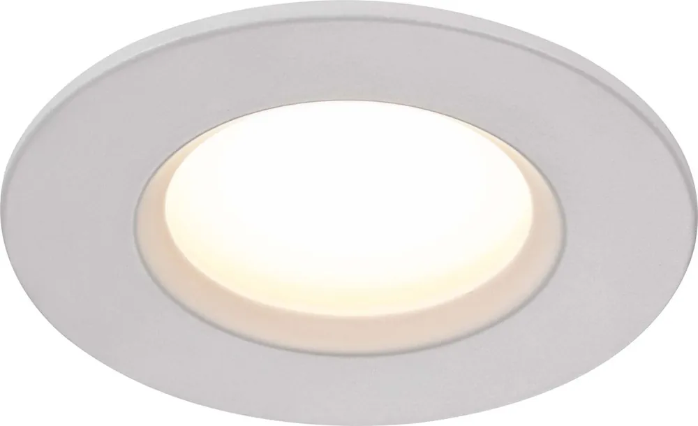 Nopea Toimitus LED-alasvalo Nordlux Dorado ø85x36mm 2700K himmennettävä valkoinen