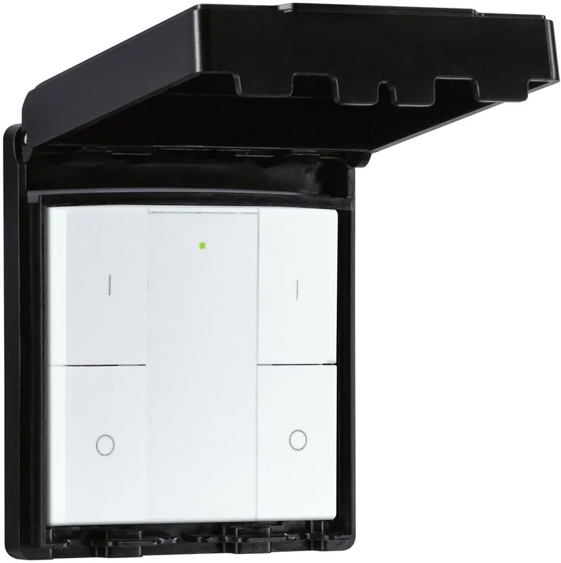 Poisto Seinäkytkin ja himmennin ulkokäyttöön Paulmann, Smart Home Zigbee 3.0, musta