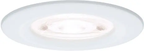 LED-alasvalo Paulmann Nova, Ø78mm, GU10, IP44, 4.9W, 550lm, 4000K, mattavalkoinen Heti Saatavilla