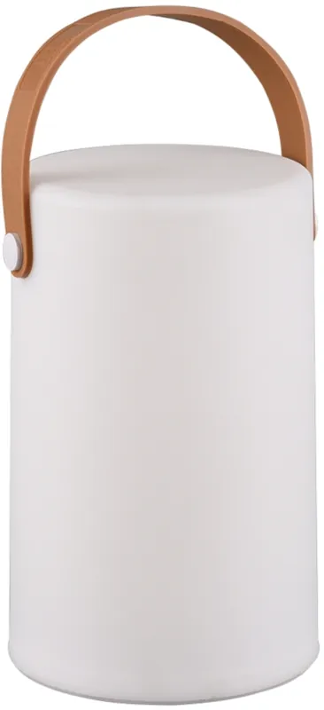 Osta Nyt Ladattava LED-ulkopöytävalaisin Trio Aruba Ø130x205mm IP44 valkoinen