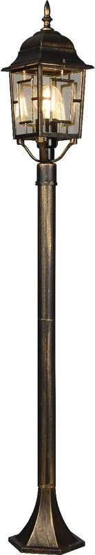 Paras Hinta Pylväsvalaisin Trio Volturno, 1-os, 100cm, E27, antiikkirustiikki