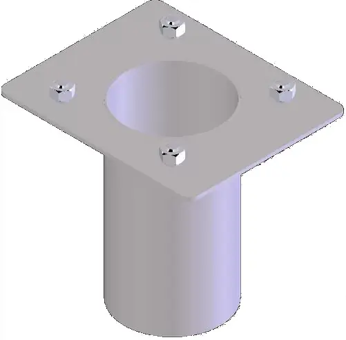 Halpa Latausaseman tolpan adapteri SJ-08 betonijalustalle
