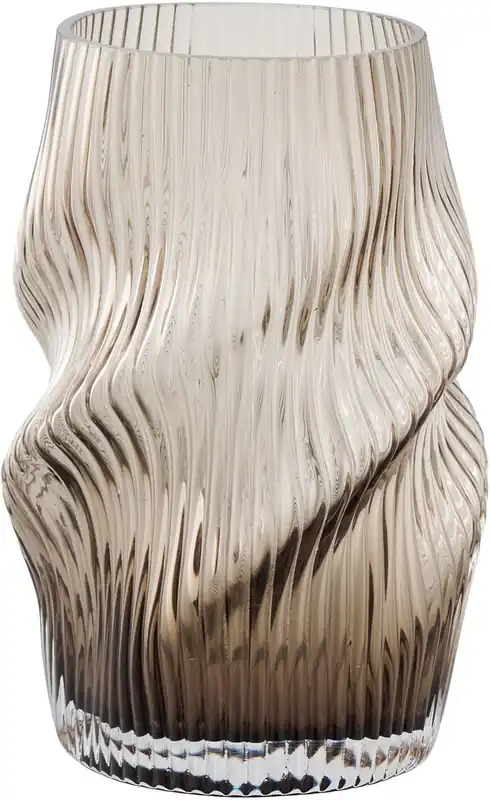 Maljakko House Nordic Vase, ø17x25cm, suupuhallettu lasi, ruskea Sertifioitu