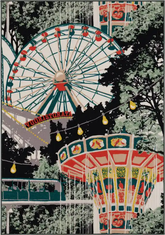 Osta Tänään Matto Vallila x Linnanmäki Lintsi 133x190cm multi