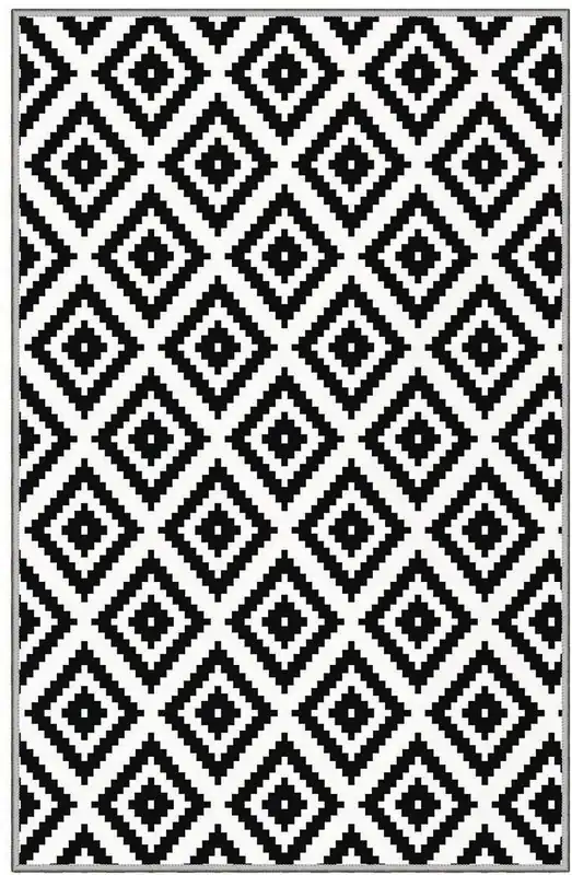 Rajoitettu Tarjous Matto Linento EEXFAB648, 160x230cm, mustavalkoinen