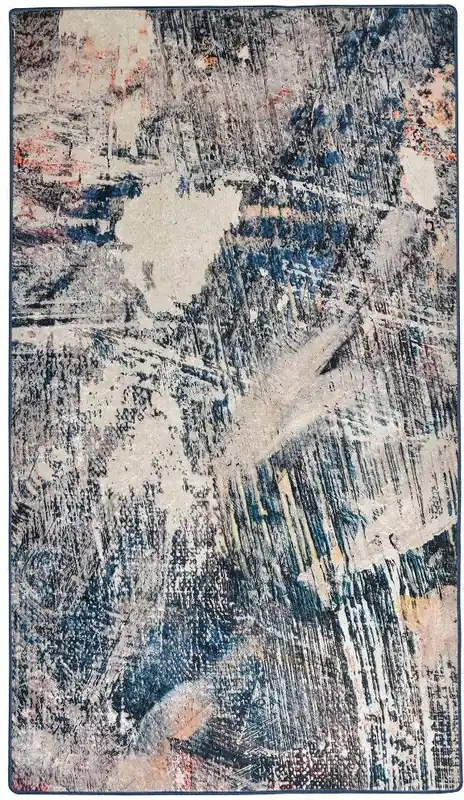 Superhinta Käytävämatto Linento Adel, 80x150cm, sininen/beige