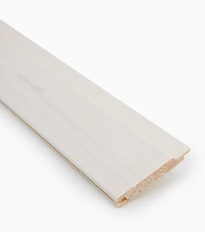 Uusi Kokoelma Sisustuspaneeli Jokiwood STP 12x95x2100mm, mänty, valkolakattu, päätypontattu
