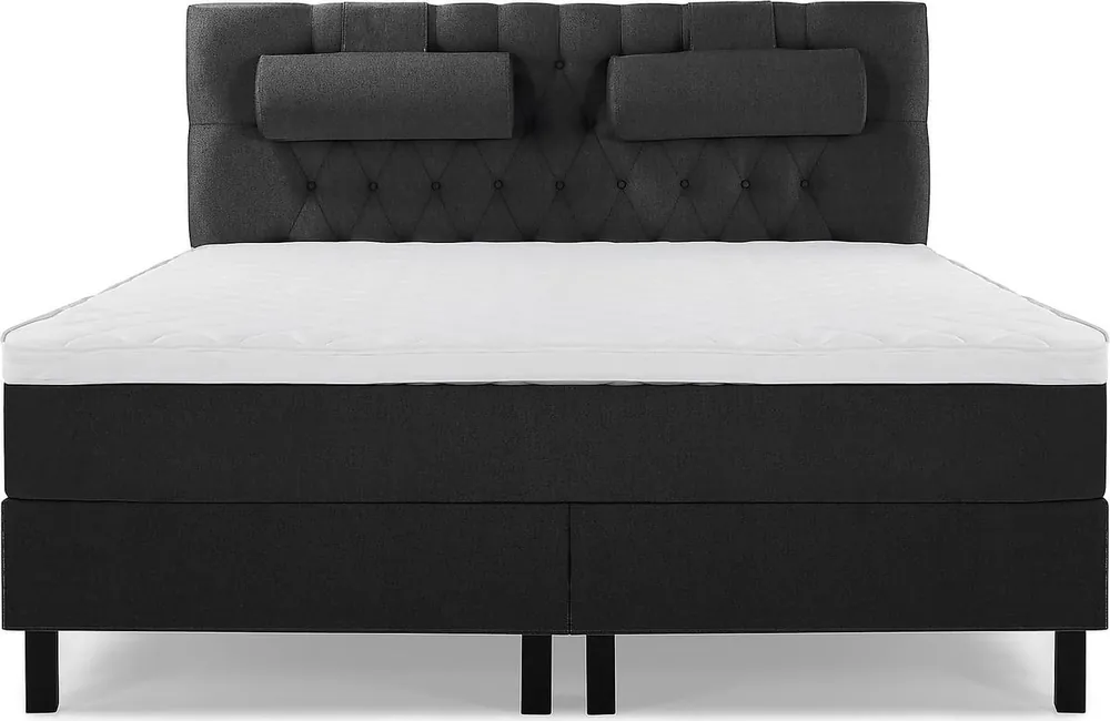 Sänkypaketti Bedly Lucky Kova vaahtopatja 160x200cm Diamant + suuri niskatyyny tummanharmaa Ajankohtainen