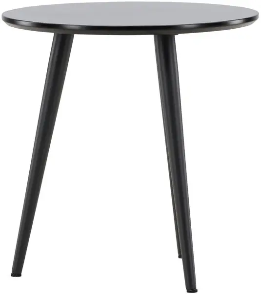 Nopea Toimitus Sivupöytä Venture Home Askim, ⌀48cm, musta