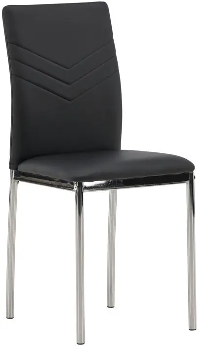 Ruokapöydän tuoli Venture Home Lily, kromi/musta Osta Verkossa